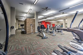 Gym at Highland Row Apartments, TN, 38111